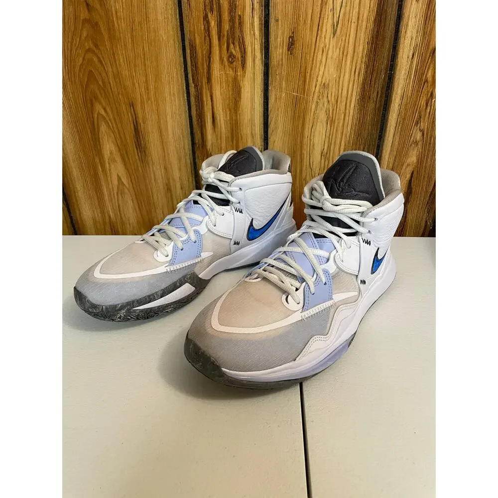 Nike Kyrie Mens Basketball shoe 11 Infinity Smoke & Mirrors White Blue Iron Grey